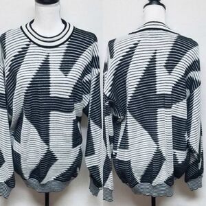 𝅺VINTAGE 80s Oakton Limited Striped Retro Sweater